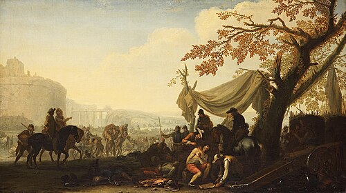 The Siege of a City, 1696, Georg Philipp Rugendas the Elder