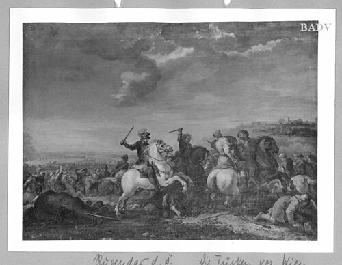 Die Türken vor Wien, , Georg Philipp Rugendas the Elder