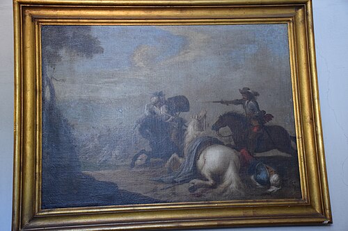 Combate entre cavaleiros Turcos e Cristãos, 1683, Georg Philipp Rugendas the Elder