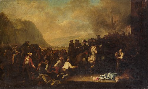 Reiterszene, 1700, Georg Philipp Rugendas the Elder