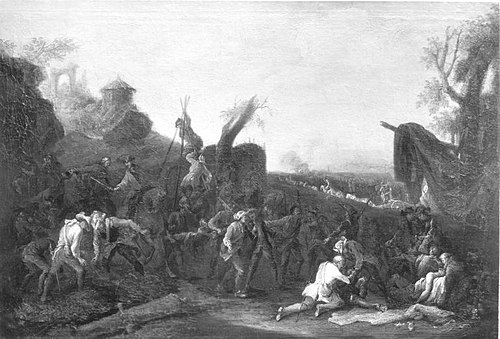 Feldlager (zugeschrieben), 1704, Georg Philipp Rugendas the Elder
