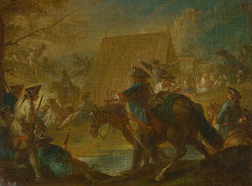 Military Camp, 1730, Georg Philipp Rugendas the Elder