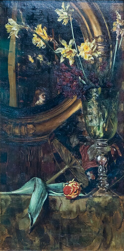 The mirror, 1872, Laura Theresa Alma-Tadema