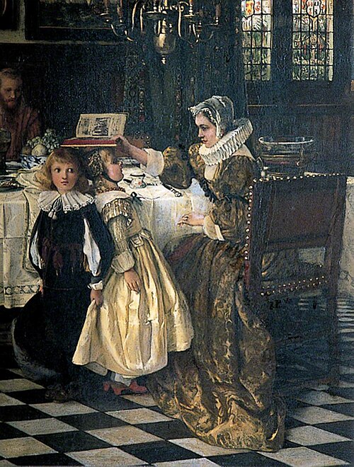 Measuring Heights (Settling a Difference), , Laura Theresa Alma-Tadema