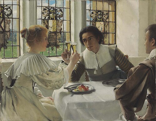 The pledge, 1904, Laura Theresa Alma-Tadema