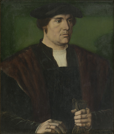 Portrait de George, troisième baron de Hastings et premier comte de Huntingdon, 1534, Ambrosius Benson