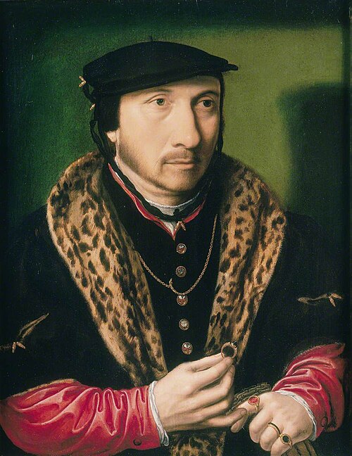 Portrait of an Unknown Gentleman, 1535, Ambrosius Benson
