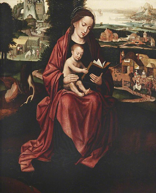 The Rest on the Flight into Egypt, , Ambrosius Benson