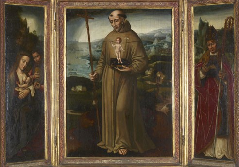Triptiek van de heilige Antonius van Padua, 1532, Ambrosius Benson