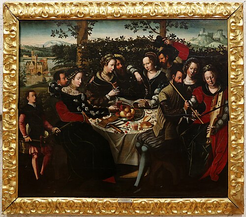 concerto a tavola, 1550, Ambrosius Benson