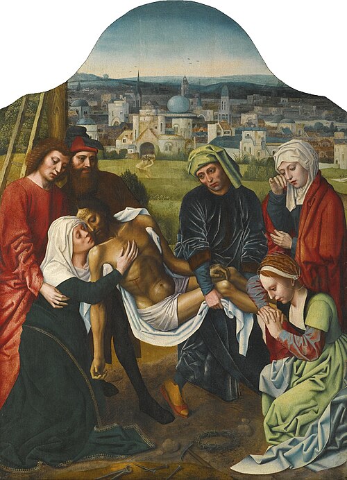 The lamentation over the dead Christ, 1550, Ambrosius Benson