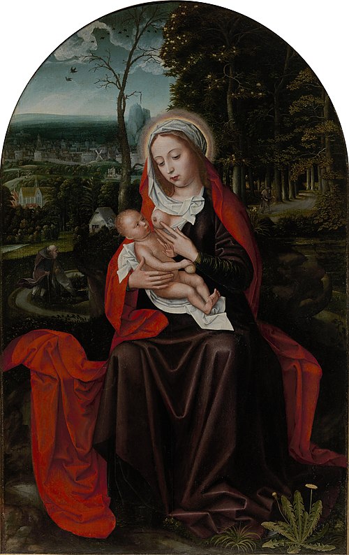 Repos pendant la Fuite en Égypte, 1530, Ambrosius Benson