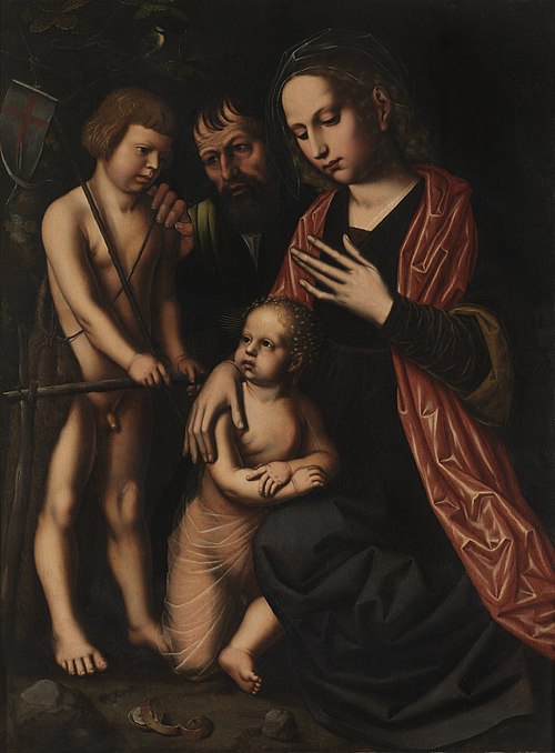 The Holy Family with St. John the Baptist, 1527, Ambrosius Benson