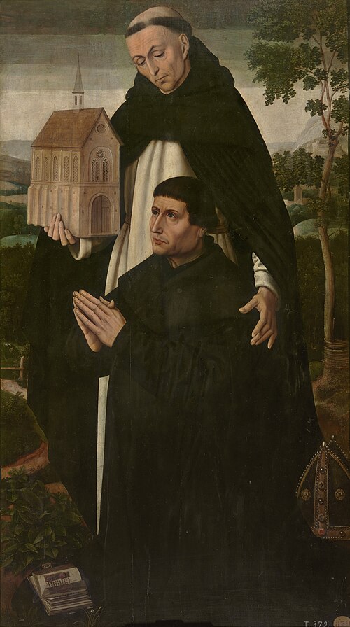 Santo Tomás y un donante, 1528, Ambrosius Benson