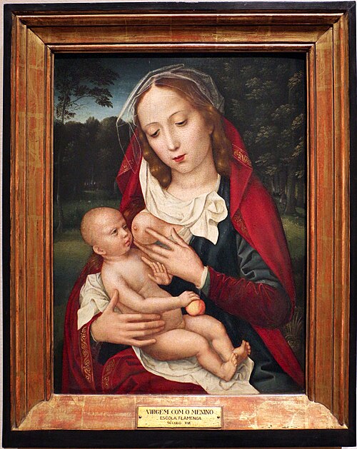 madonna del latte, 1510, Ambrosius Benson