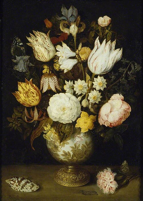 A Vase of Flowers, 1609, Ambrosius Bosschaert