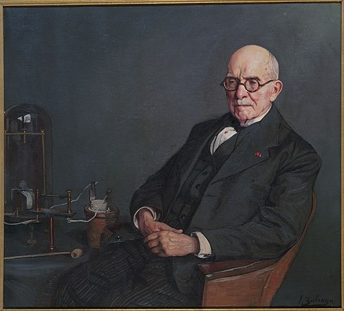 Portrait d'Édouard Branly (1844-1940), physicien, 1920, Ignacio Zuloaga