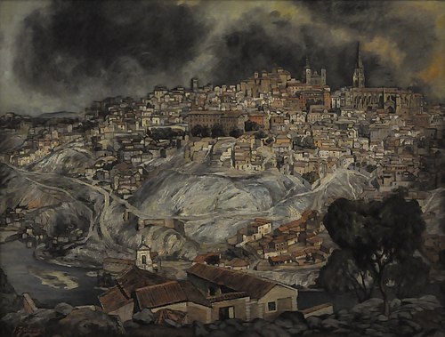 View of Toledo, 1915, Ignacio Zuloaga