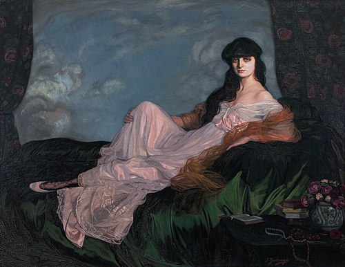 Portrait of Countess Mathieu de Noailles, 1913, Ignacio Zuloaga