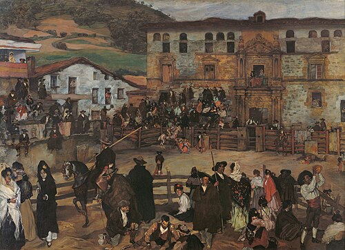 Corrida à Eibar, 1899, Ignacio Zuloaga