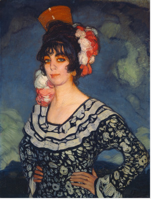 Woman in Andalusian Dress, 1911, Ignacio Zuloaga