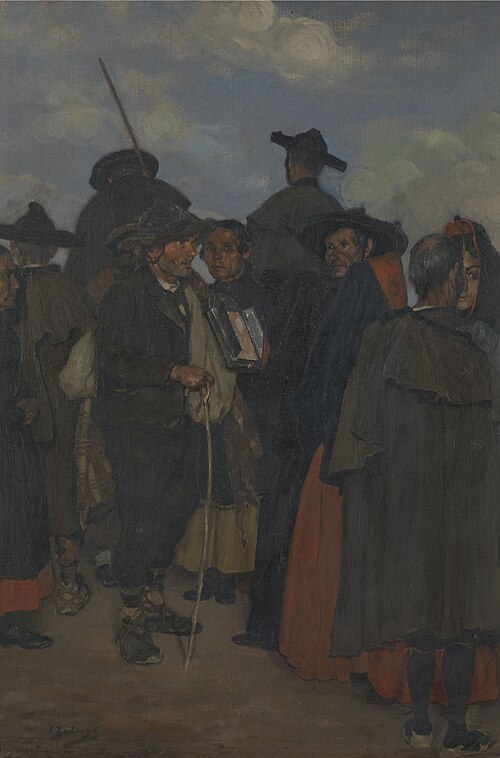 Paysans espagnols au marché, 1899, Ignacio Zuloaga
