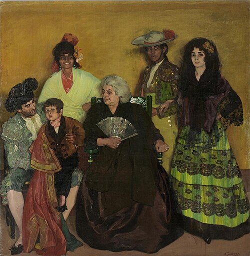 La Famille du torero gitan, 1903, Ignacio Zuloaga
