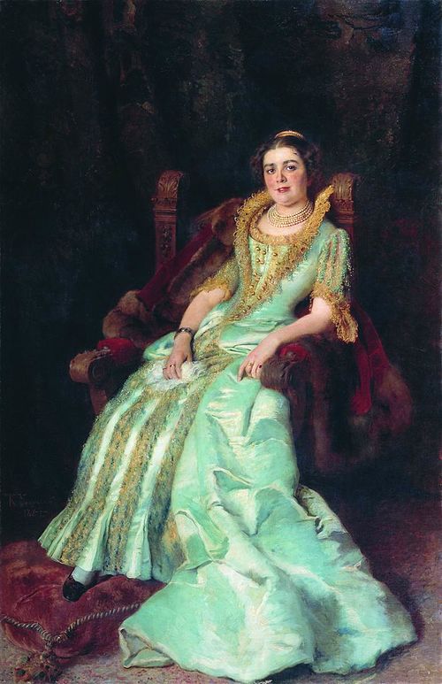 V.A. Morozova, 1884, Constantin Makovski