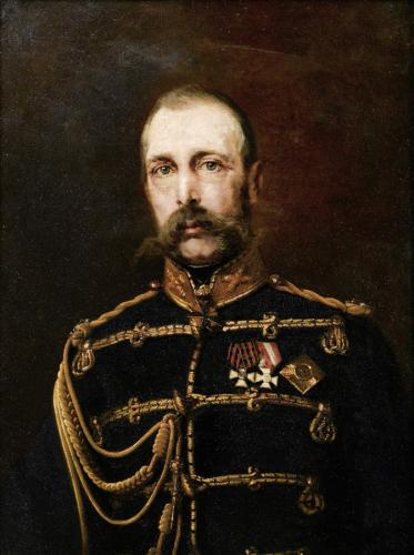 Portrait of Alexandrer II of Russia, Konstantin Egorovich Makovsky, 1850, Constantin Makovski