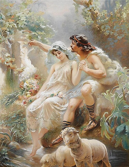 Allegorical scene, , Constantin Makovski