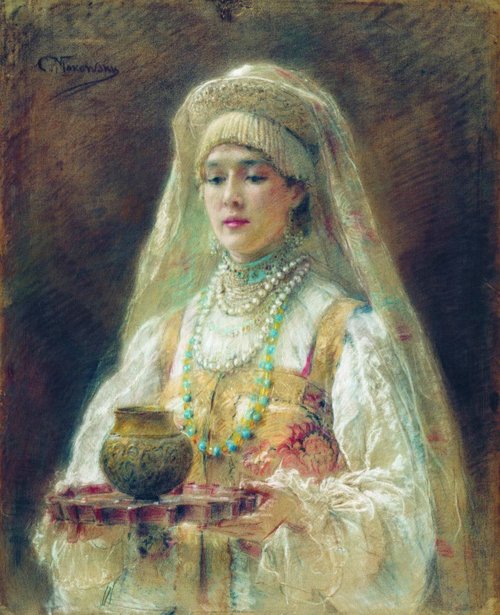Чарка меду, , Constantin Makovski