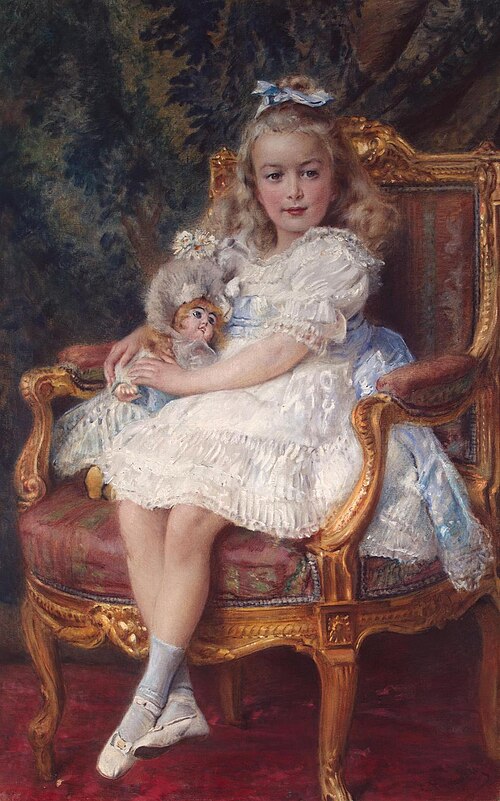 Portrait of Varvara Bibikova, 1900, Constantin Makovski