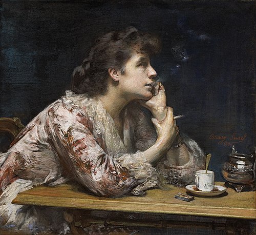 Dans le bleu, 1894, Amélie Beaury-Saurel