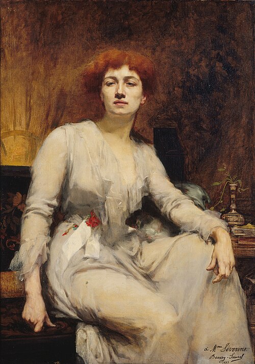 Portrait de Séverine, 1893, Amélie Beaury-Saurel