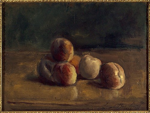 Nature morte aux pêches, 1922, Sarah Bernhardt
