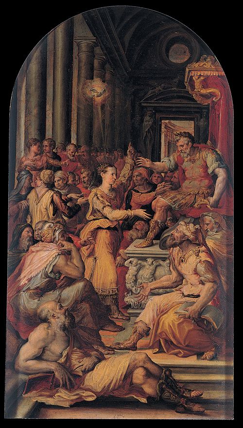 The Dispute of Saint Catherine, 1551, Prospero Fontana