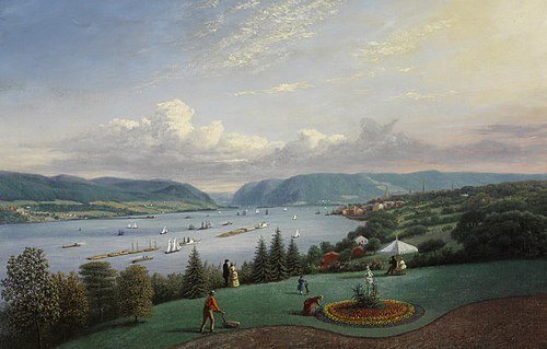 Newburgh on Hudson, 1872, George Wainwright Harvey