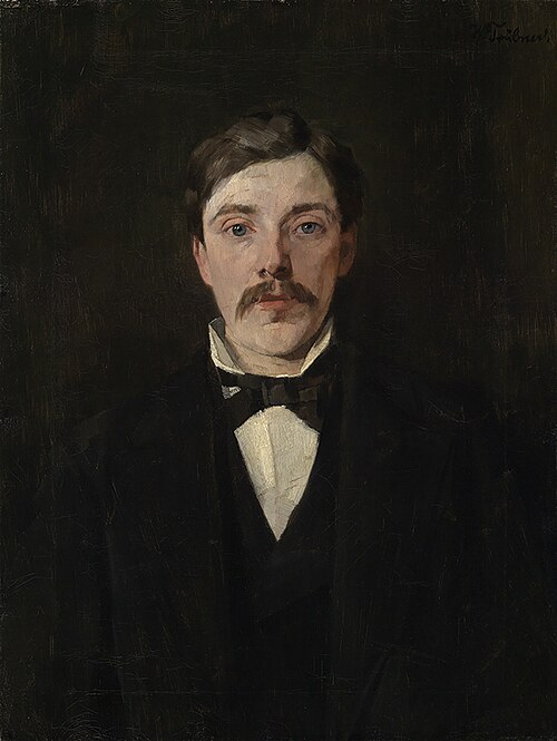 Bildnis Dr. Karl Ignaz Trübner, Bruder des Künstlers, 1890, Wilhelm Trübner