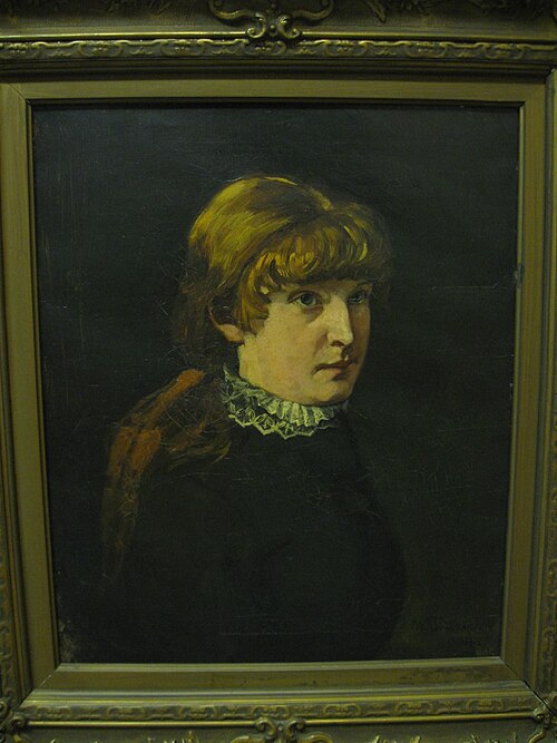 Portrait of a Girl with Red hair, 1884, Wilhelm Trübner