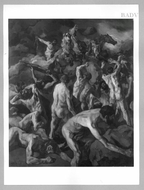 Titanenkampf, 1891, Wilhelm Trübner