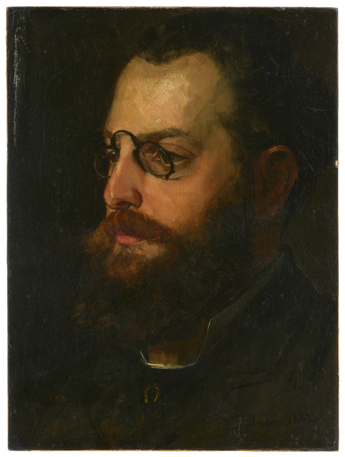Portrait du poète Felix Philippi, 1882, Wilhelm Trübner