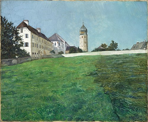 A view of Frauenchiemsee, 1891, Wilhelm Trübner