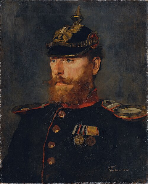 Landwehroffizier, 1872, Wilhelm Trübner