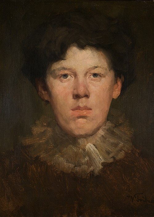 Boy with ruff, 1871, Wilhelm Trübner