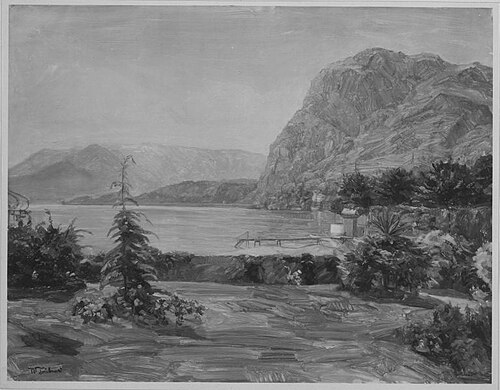 Am Comer See, 1897, Wilhelm Trübner
