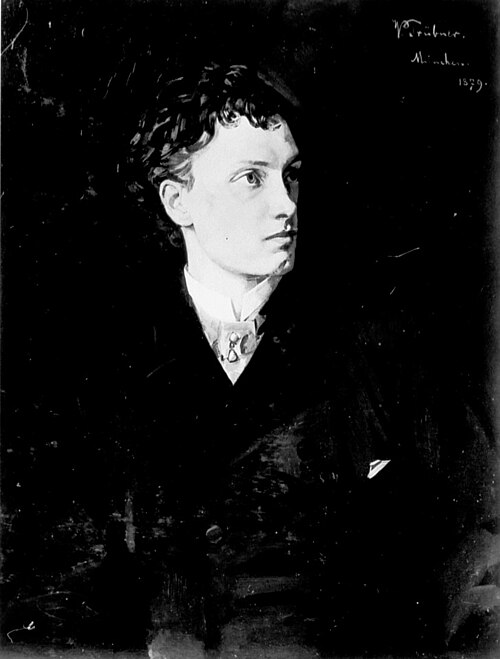Portrait of Actor Josef Kainz, 1879, Wilhelm Trübner