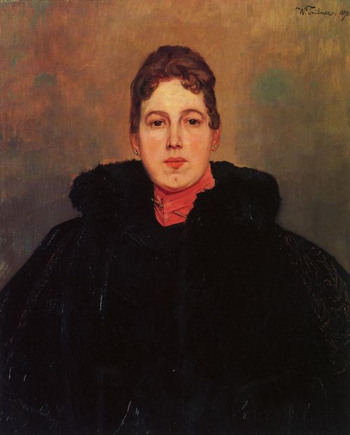 Portrait d’une dame inconnue, 1894, Wilhelm Trübner