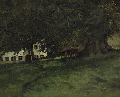 Linde auf Herrenchiemsee, 1874, Wilhelm Trübner
