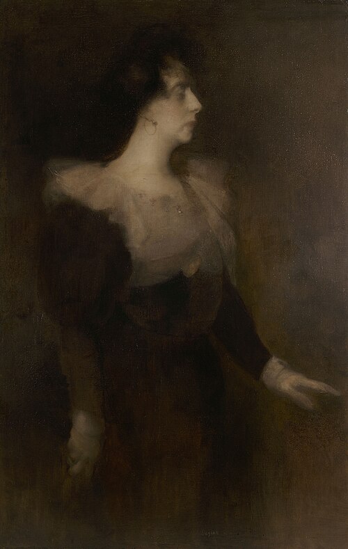 Portrait de Pauline Ménard-Dorian, 1890, Eugène Carrière