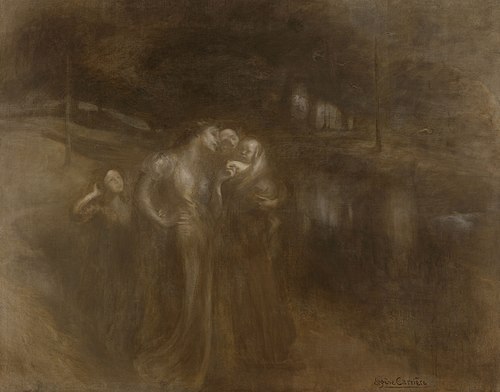 Les âges de la vie : les jeunes mères, 1898, Eugène Carrière